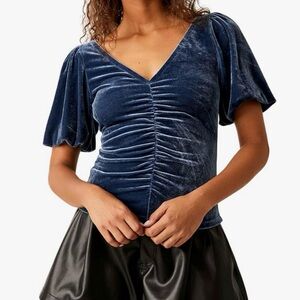 Free People Cupcake Velvet Top